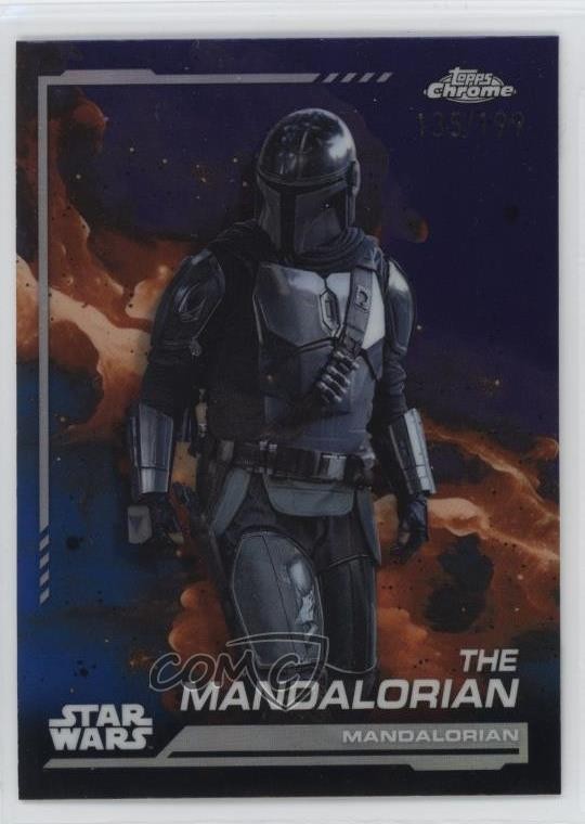 2024 Topps Chrome Star Wars Kamino Aqua Refractor /199 The Mandalorian #21 0ix9