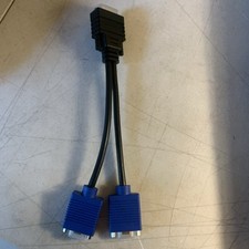 DP/N 0G9438 Dual Female VGA Adapter 25cm Splitter Cable WYZ 