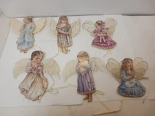 Lot of 6 Bradford Exchange Heaven’s Little Angels Ornaments Dona Gelsinger