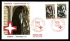 Mayfairstamps France FDC 1973 Sculptures Red Cross First Day Cover cca_18819