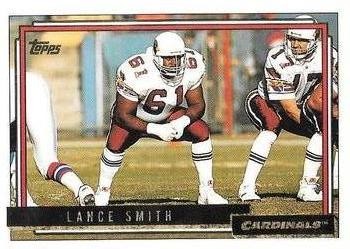 Lance Smith 1992 Topps Football - Gold #569 - Phoenix Cardinals