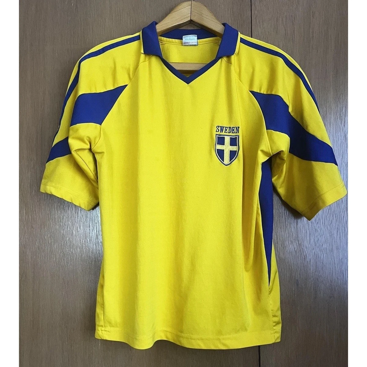 Retro 1994 Sweden Home Soccer Jersey | Hombres retro, Camsetas de