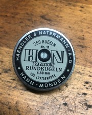 Alte Schachtel Haendler & Natermann AG Nr.11 Rundkugeln 250 4.50mm
