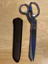 Gingher Knife-Edge 8” Dressmaker Shears with Sheath NEW Tailor Blades Scissors