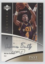 2006 Upper Deck Trilogy Generations Past Signatures Adrian Dantley Auto HOF 0q0