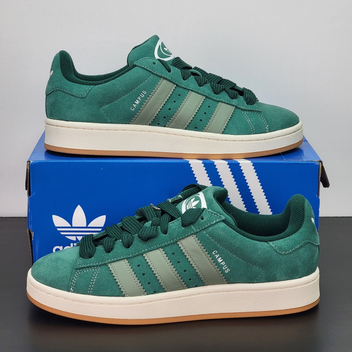 adidas gazelle silver green womens Men's Adidas Campus 00s Shoes - Crystal White/Core Black/Off White main image 0