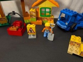 2005 Lego DUPLO Bob the Builder Scoop & Lofty at the Building Yard 3297, Rare
