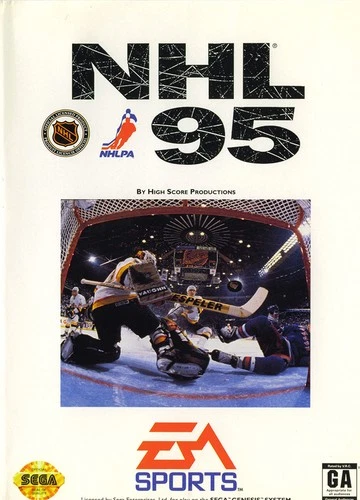 NHL '95 E Sega Genesis Unknown For Sega Genesis Vintage Hockey