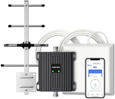Cell Phone Signal Booster for Verizon and AT T  Up to 4,500 Sq Ft  Boost 4G LT