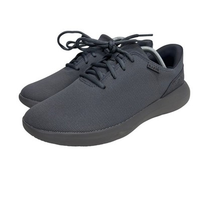 Kizik Madrid Eco Knit Shoes Mens Size 10.5 Wide Hands Free Comfort Sneakers Gray
