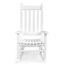 Child's Porch Rocker Wood Outdoor Patio Rocking Chair Suitable for 3-8 Years Old