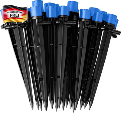 Micro Tropfer Bewässerungssystem für Topfpflanzen 360-Grad, 8 Löcher, einstellba