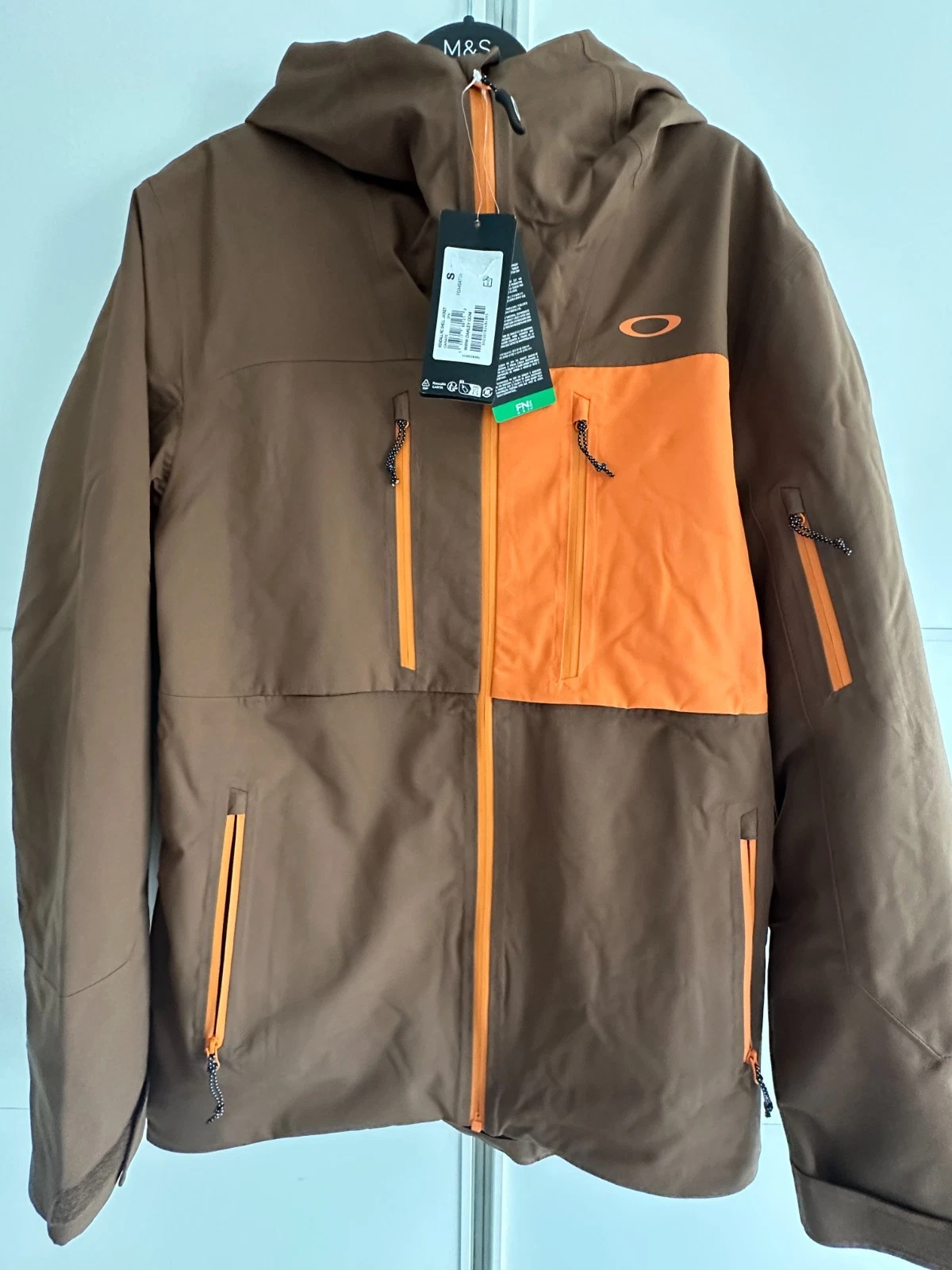 Oakley Kendall RC Shell Jacket Small Brown - New With Tags