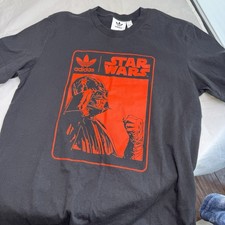 New Men's Adidas Star Wars Darth Vader T-Shirt Black Size M