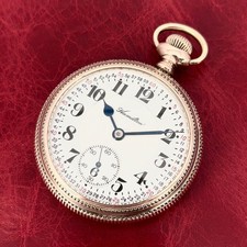 Vintage 1926 Hamilton 16s/19j Model 2 Grade 996 14k GF Pocket Watch Serviced