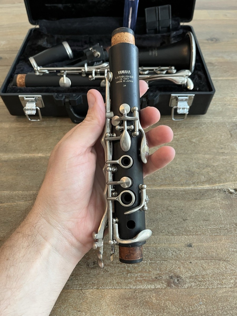 Yamaha YCL-34 Grenadilla Wood Clarinet With Original Case FREE