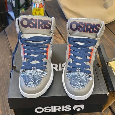 Osiris NYC 83 CLK Gray Skateboarding Shoes Mens US 9 Medium (D)