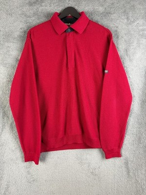 Green Coast Yachting Pullover Pulli Merinowolle 1/2 Zip Herren 56 Large Segeln