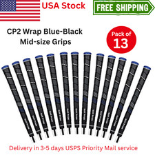 13 Pcs Golf Pride CP2 Wrap Blue Black / Mid size