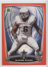 2014 Bowman Rookies Red 4/199 Ahmad Dixon #32 0f8