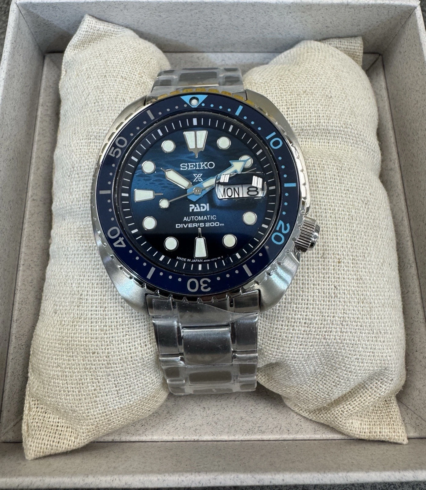 Seiko Men's Prospex Great Blue Limited US Edition Automatic SRPK01 Made In Japan