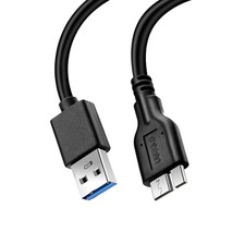 Micro B Cable, 1ft /35cm USB 3.0 A Male to Sync Cord,Data Wire...