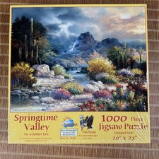 SEALED SunsOut Springtime Valley 1000 Piece Jigsaw Puzzle By James Lee