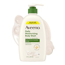 Aveeno Daily Moisturizing Body Wash, Prebiotic Oat, 33 Fl Oz