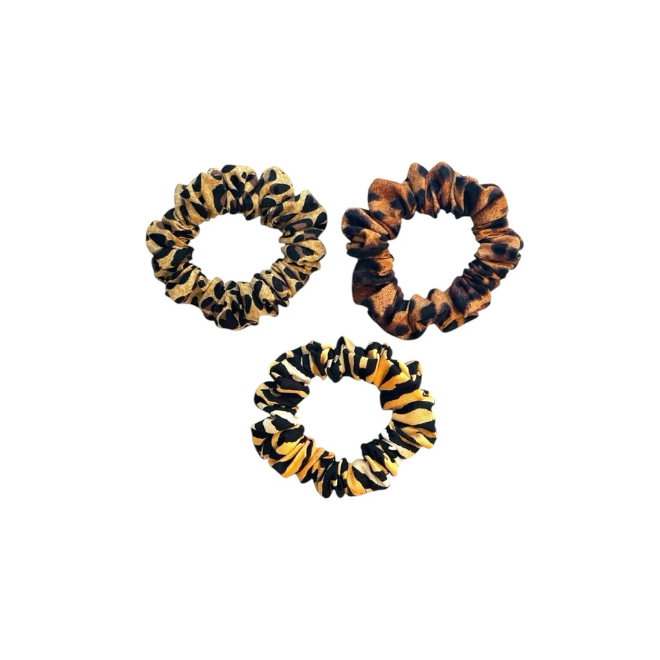 Juego de 6 lazos elásticos para el cabello con estampado de animales accesorios para mujeres bandas para el cabello Foto 4 de 4