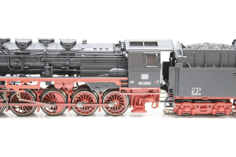 Märklin H0 37843 Dampflok BR 50 2863 Kabinentender DB mfx sound TELEX lf2746 - Bild 4 von 4