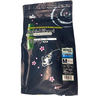 SAKI HIKARI BALANCE sinkend sinking Koi Premium Futter Fischfutter Gr. M - 3 kg