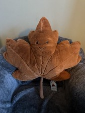 Jellycat Woodland Maple Leaf Large BNWT Rare & Retired