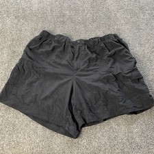 Columbia Shorts Womens X Large Black Cargo Nylon Hiking Outdoor Trail XL