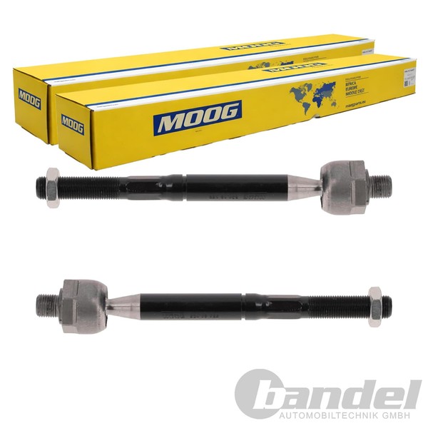 2X Moog Axialgelenk Spurstange Lenkstange Vorne Passend FüR KIA Soul-image