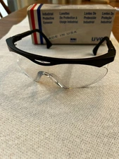 NOS UVEX SKYPER Black Frame Clear UD Lens High Impact Protector S99-S1900-NORFO
