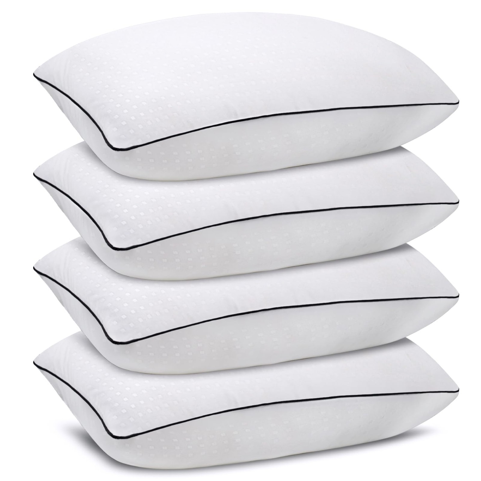 For Sleeping 4 Pack,luxury Hotel Pillows,comfortable A...