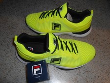 Fila Speedserve Energized Tennis Mens Yellow Sneakers Athletic Shoes US SIZE 14