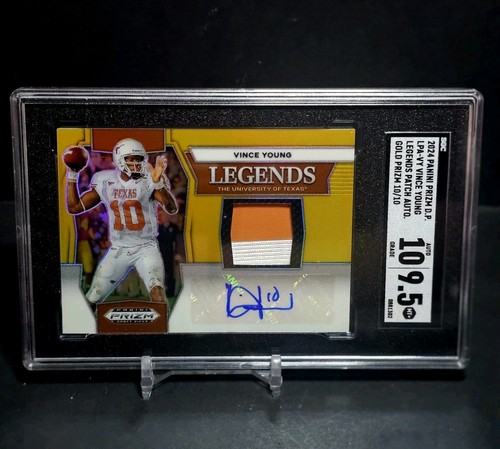 2024 Panini Prizm DP Vince Young Legends Auto Relic #LPA-VY SP#10/10 SGC 10/9.5 - Picture 1 of 2