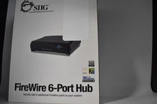 New in Box Vintage SIIG FireWire (1394)  6 Port Hub (H60112)