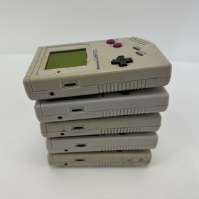 Lot of 5 Broken Nintendo Game Boy Handheld Consoles Only As-Is for Parts/Repair