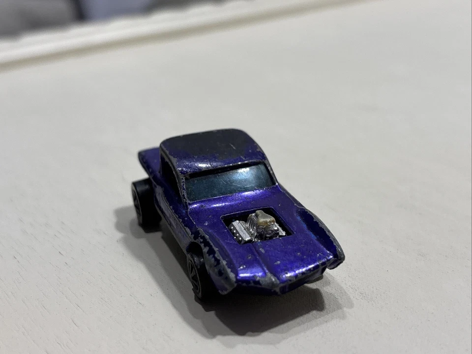 Hot Wheels Redline 1967 Python HK Purple Complete Original Casting Grey Int - Image 3 of 4
