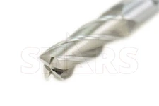Shars 1/2" x 3/8" RH HSS 4 Flute Single End Mill Weldon Shank New !}