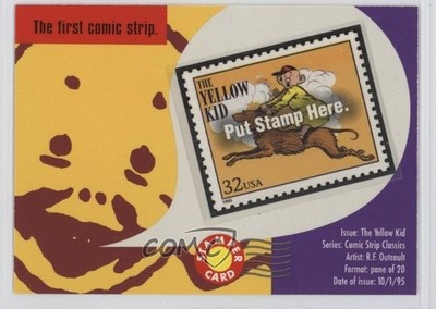 1996 USPS Stampers Cards Comic Strip Classics The Yellow Kid 0n8
