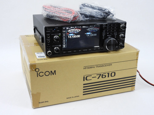 Icom IC-7610 HF 50MHz Ham Radio Transceiver + Boxes (excellent)