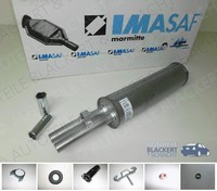 Imasaf ESD Auspuff Endtopf für Mercedes S-Klasse (W116) 280 S + SE + SEL Blenden