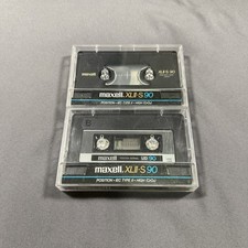 Lot Of 2 Maxell XL II-S 90 Minute Cassette Tapes Unknown If Used Or New