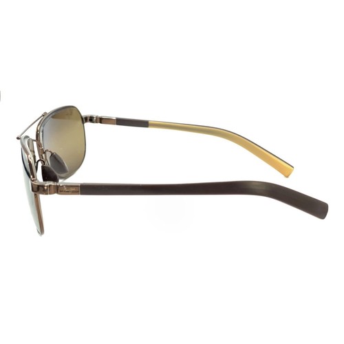 Maui Jim Guardrails Brown Aviator Sunglasses Frames 58-17 130 Japan Men Women - Picture 7 of 12