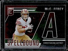 2024 Panini Donruss Elite Christian McCaffrey Spellbound Pink #15 49ers