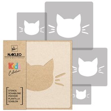 KIDS Reusable Plastic Stencils 5 pcs // CAT 1