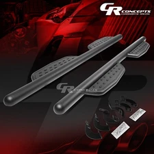 BLACK 3" STEP NERF BAR RUNNING BOARDS KIT FOR 07-20 TOYOTA TUNDRA DOUBLE CAB